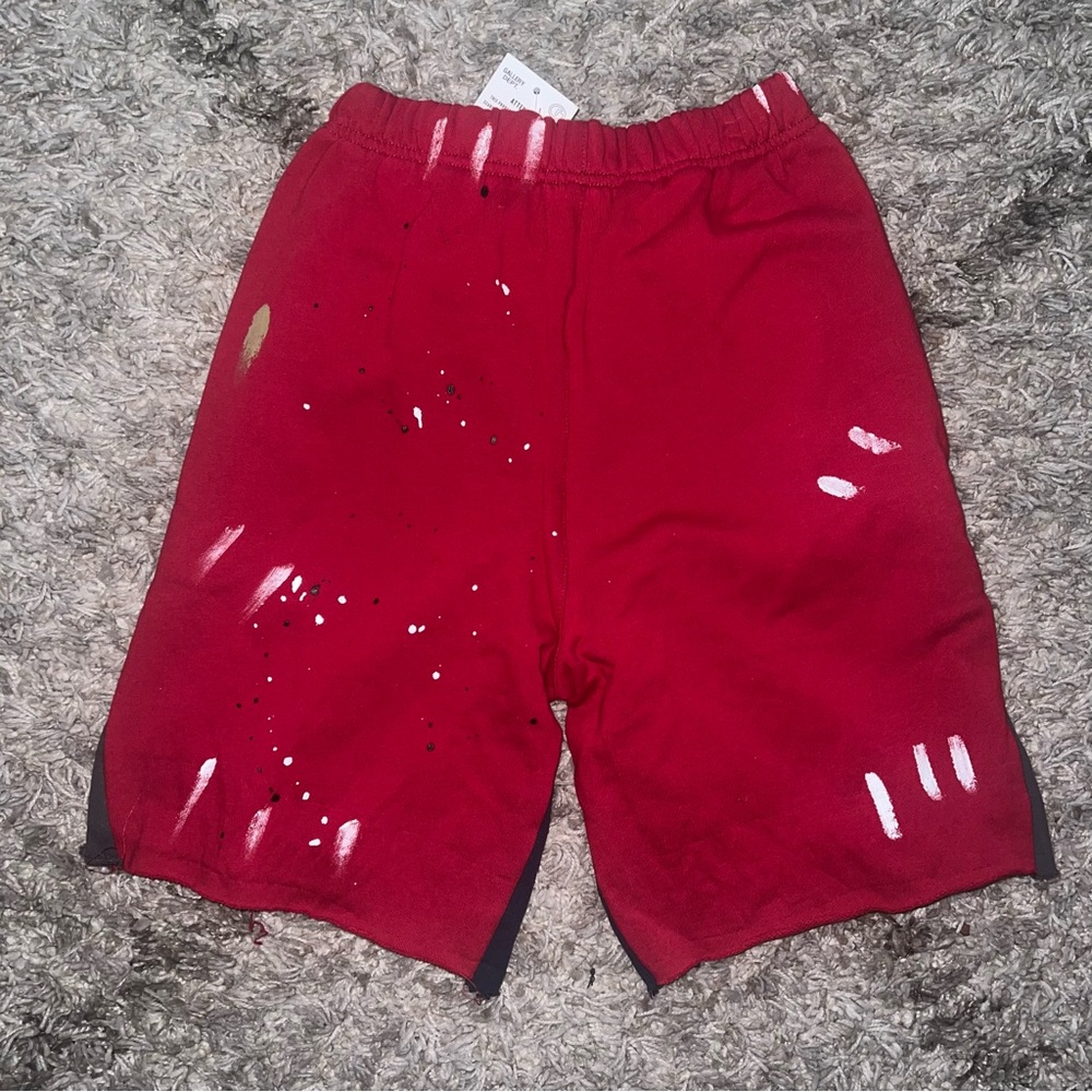 Paint Sweatpants Material Shorts - Picture 3 of 5